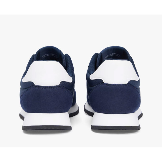 Tommy Hilfiger Mixed Texture Contrast Heel Trainers